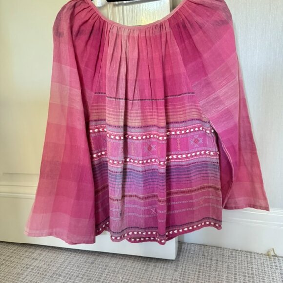 V de Vinster pink cotton blouse. Size medium. - Picture 3 of 10